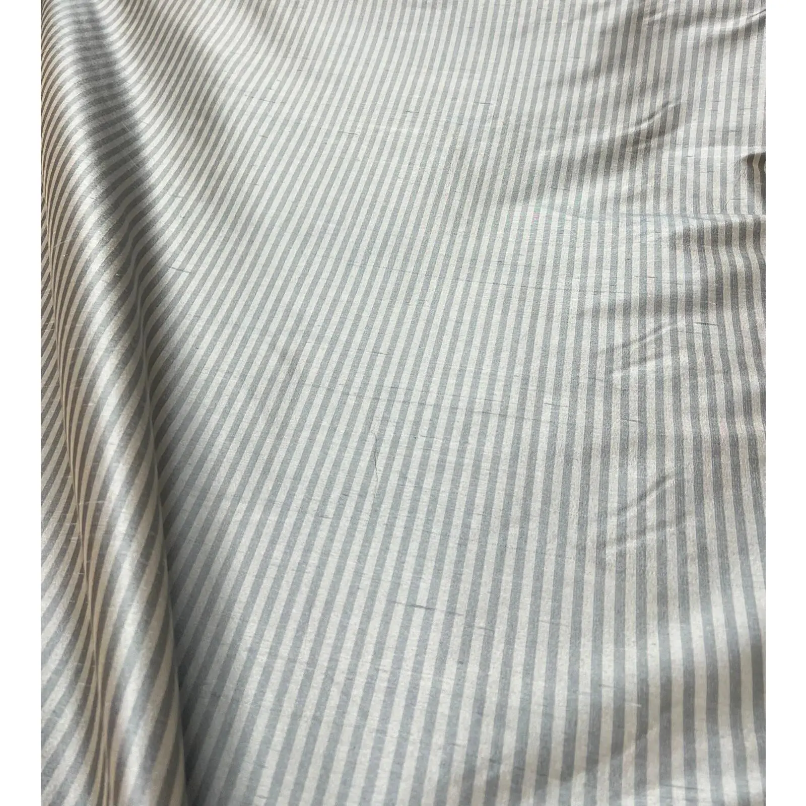 Beautiful Silk Shantung Fabric 54" Wide Best Used for Apparel Sold by the Yard Striped Design
