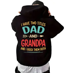Proud Dad & Grandpa Hoodie – Funny Family Quote Sweatshirt for Men