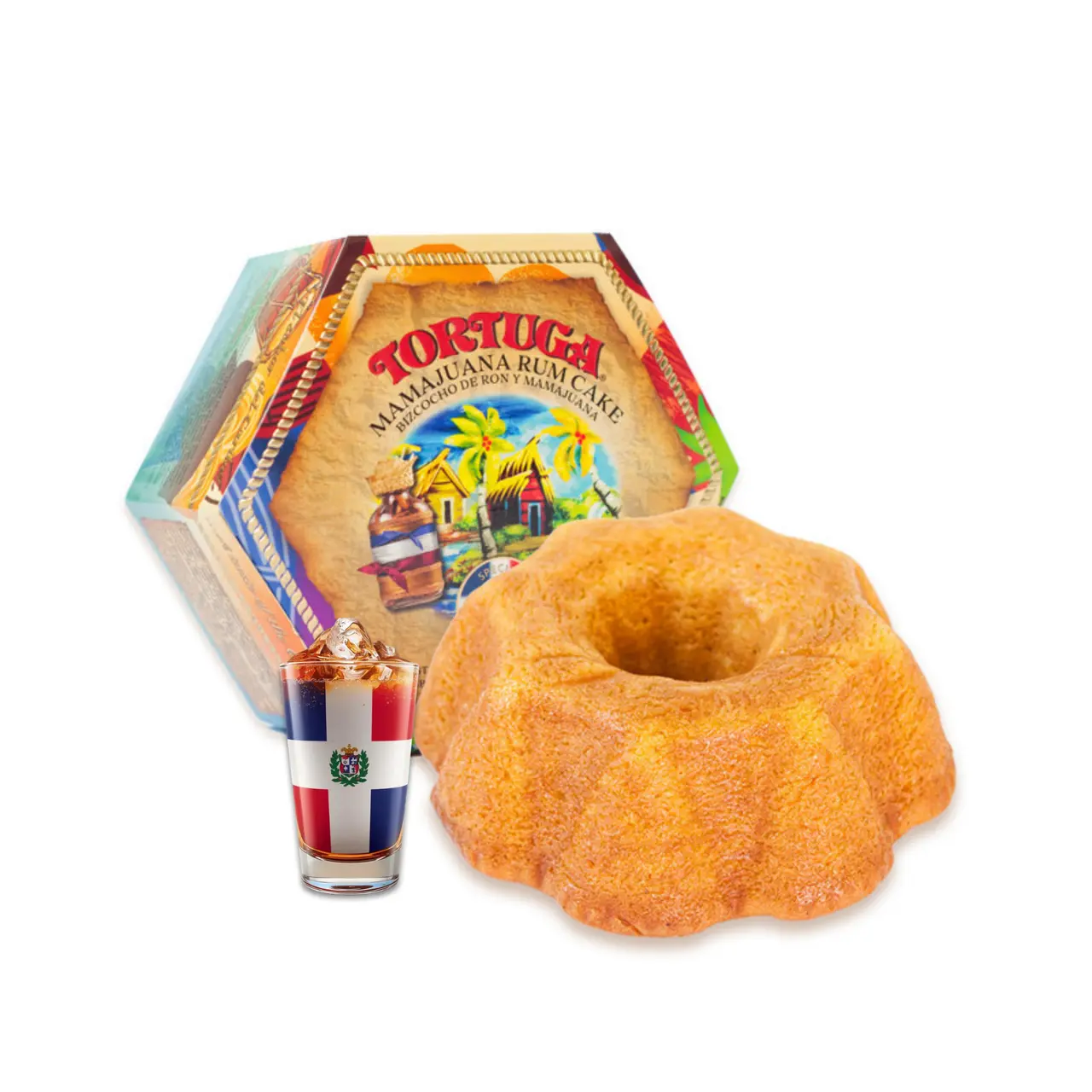 Tortuga Mamajuana Rum Cake 16oz