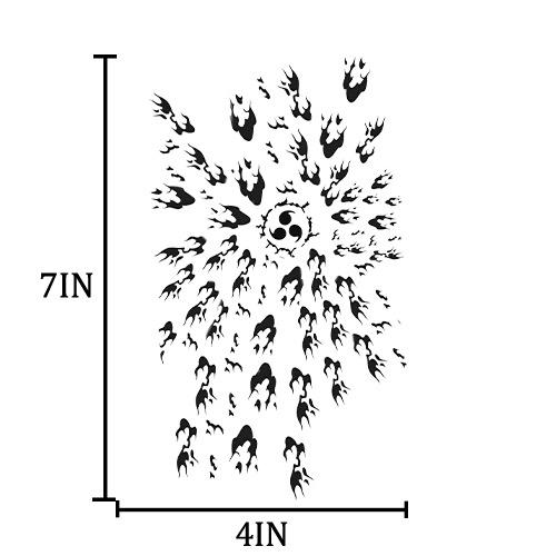 Anime Temporary Tattoos (1-2 Weeks) - Body Art Naruto One Piece HxH