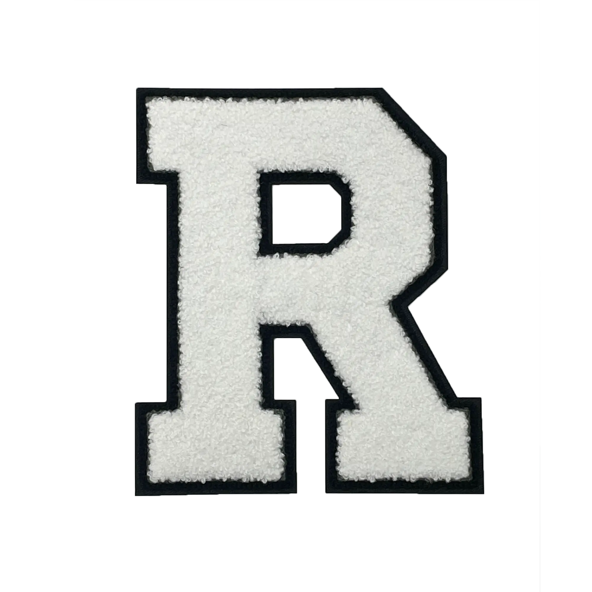 6" Monogram Varsity Letter Patch Chenille Applique for Letterman Sweater Iron On or Sew On Heat Seal DIY