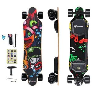 [Wind Rider] Powerful Electric Skateboard longboard 450W max power, top speed 20 mph, maximum range, wireless remote control, UL2272 certified, supports up to 280 lbs, IP5 waterproof rating, suitable for all kinds of users
