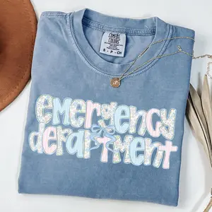 Comfort Colors Emergency Department TShirt, Er Room Tee, Emergency Nurse Gift, Er Tech T-Shirt, Er Nurse Gift, Er Nurse Tshirt, Er Nurse Tee