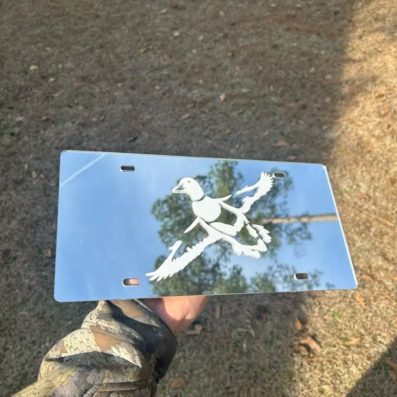 Duck Flying Front Plate | Universal 12x6
