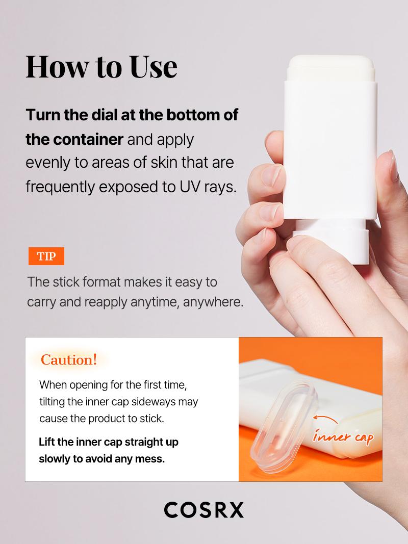 [COSRX OFFICIAL] COSRX AIRY-LIGHT CLEAR SUNSCREEN STICK_(OTC)_19 g