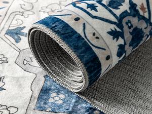 【New Year Haul】Raybee Furniture Bohemian Style Machine Washable Rug, Non-Slip TPE Backing, Soft Low-Pile Rug, Suitable for Living Room, Bedroom, and Kitchen, Easy to Care for and Stain Resistant, Home Decor