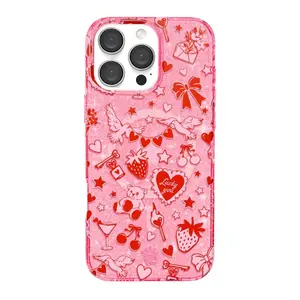 Velvet Cavia Be Mine Valentine Phone Case, Tough Aesthetic Protective, Suitable For iPhone 17 16 15 Pro Max