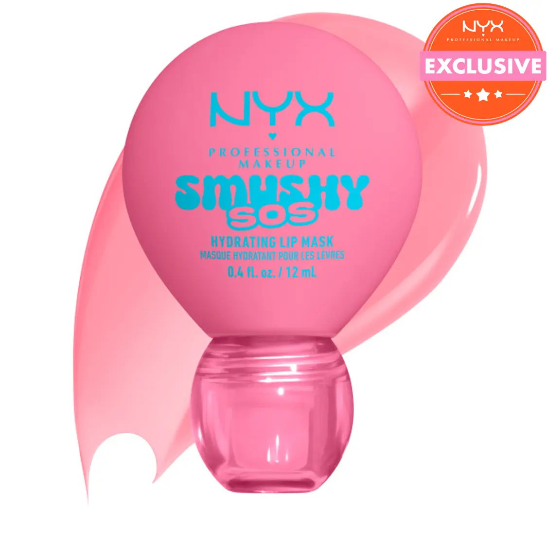 [NEW & EXCLUSIVE] Smushy SOS Hydrating Lip Mask with Hyaluronic Acid, 8 Scents & Shades, NYX Professional Makeup