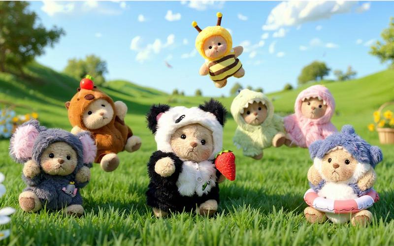 Getahug All Series Mini Bear |  5.9 Inches Plush Christmas Little Gifts Pendant Keychains Bag Charm, Christmas Little Gifts for Girls, Soft Stuffed Animal with Rotatable Joints, Perfect Gift for Any Age grateful kids gifts