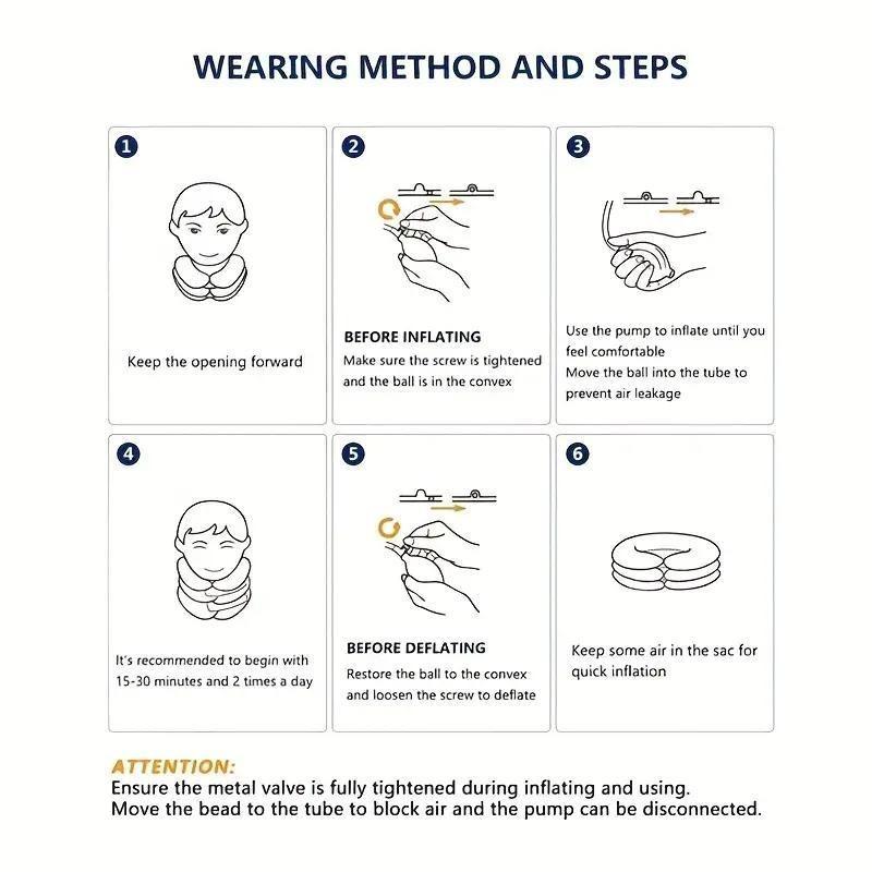 Inflatable Neck Stretcher & Cervical Traction Device – 1 Pack Neck Pain Relief, Facial Roller easter baskets , Adjustable Inflatable Neck Brace with Pump Portable Home Use,Physical Therapy Alternative for Desk Job Neck Shoulder Relaxer Neck Care Stick Inflatable Neck Stretcher & Cervical Traction Device – 1 Pack Neck Pain Relief, Facial Roller easter baskets , Adjustable Inflatable Neck Brace with Pump Portable Home Use,Physical Therapy Alternative for Desk Job Neck Shoulder Relaxer Neck Care Stick
