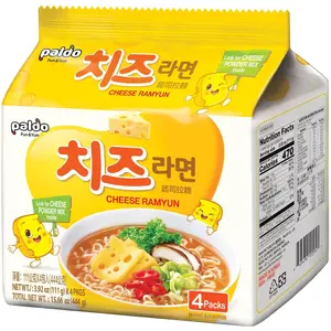 Paldo Cheese Ramyun Noodle 3.92 Oz (Pack of 16)