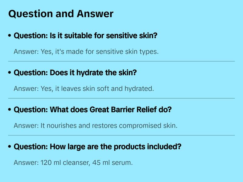 KraveBeauty Barrier Builder Duo to Cleanse & Soothe Skin with Gentle, Non-stripping Cleanser and Barrier Repair Serum