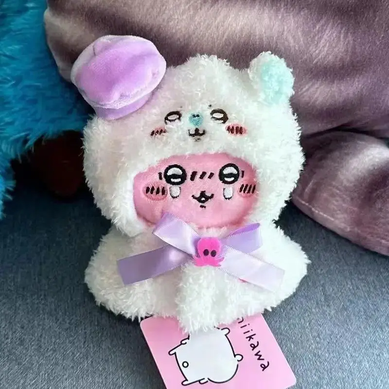 Jhikwas Cute Little Eight Usaki Flying Squirrel Chestnut Head Pendant Baby Clothes 12cm Doll Cross-dressing Doll Clothes