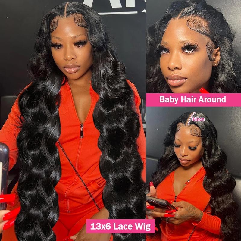 Bling Hair HD Transparent 30 32 Inch 13x4 13x6 Body Wave Lace Front Wig Pre Plucked 360 Lace Frontal Wig Human Hair For Black Women