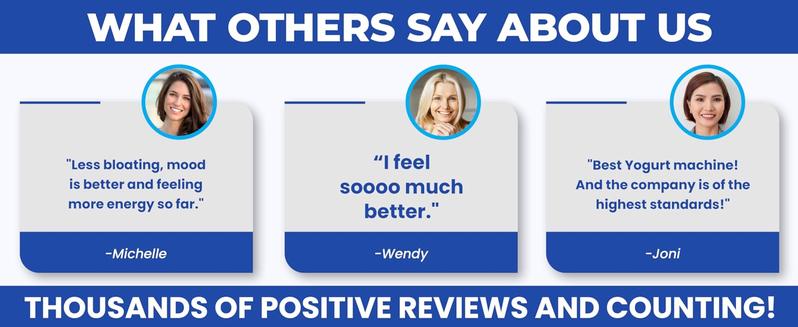 Ultimate Probiotic Yogurt Maker with Adjustable Temperature & Time Control - Create Trillions of Live Probiotics for Better Gut Health - Non-Dairy Friendly, BPA-Free Glass Containers, Lifetime Warranty