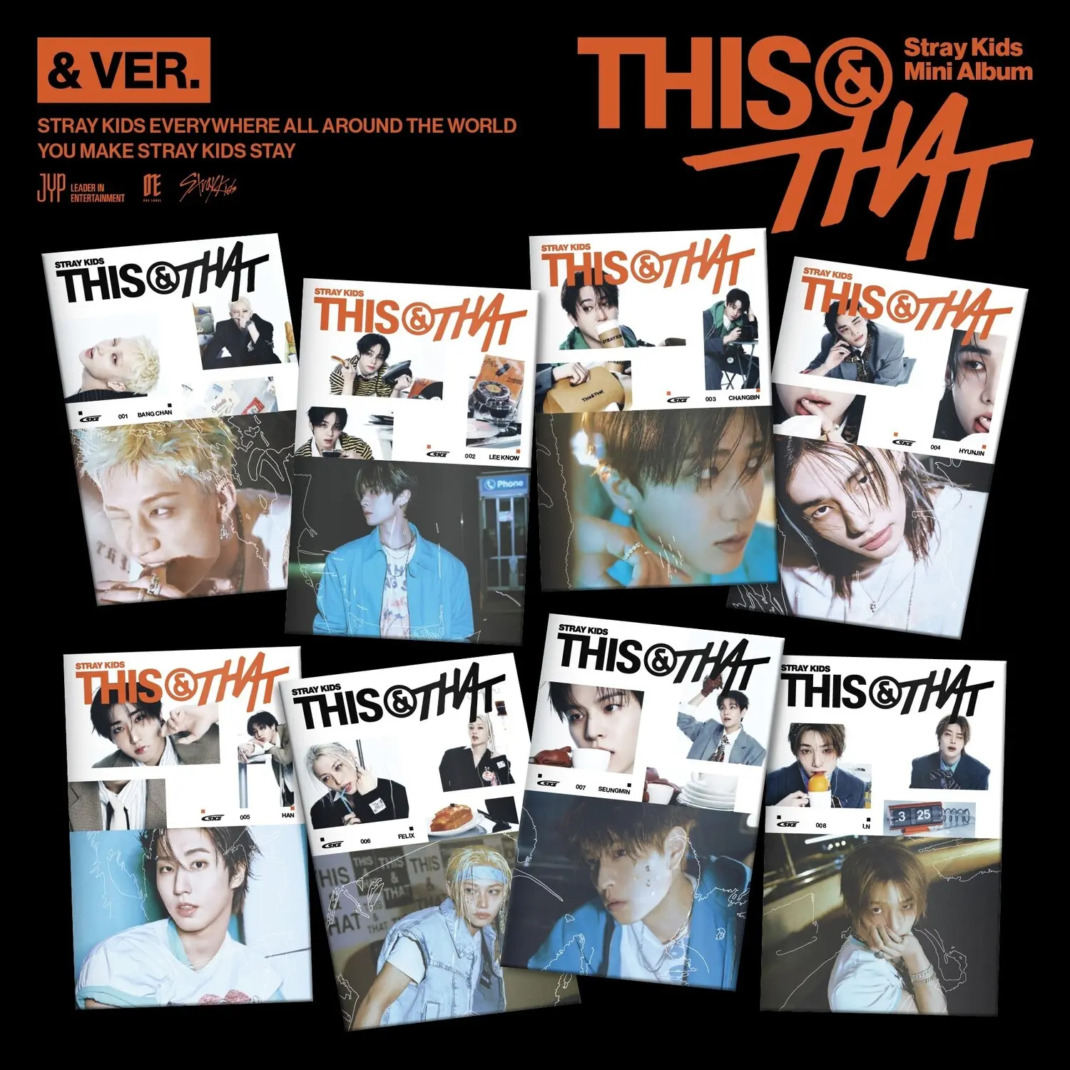 Stray Kids - THIS & THAT (& VER.)  [COMPACT DISC - CD] Ltd Ed, Photo Book, Photos, Stickers