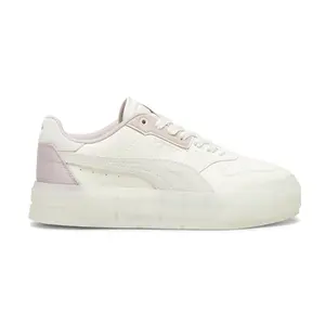 PUMA Womens Cali Court Alaska Lace Up Sneakers Shoes Casual - White
