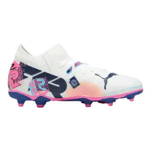 Puma Future 7 Match Volume Up Youth Football Boots White/Pink