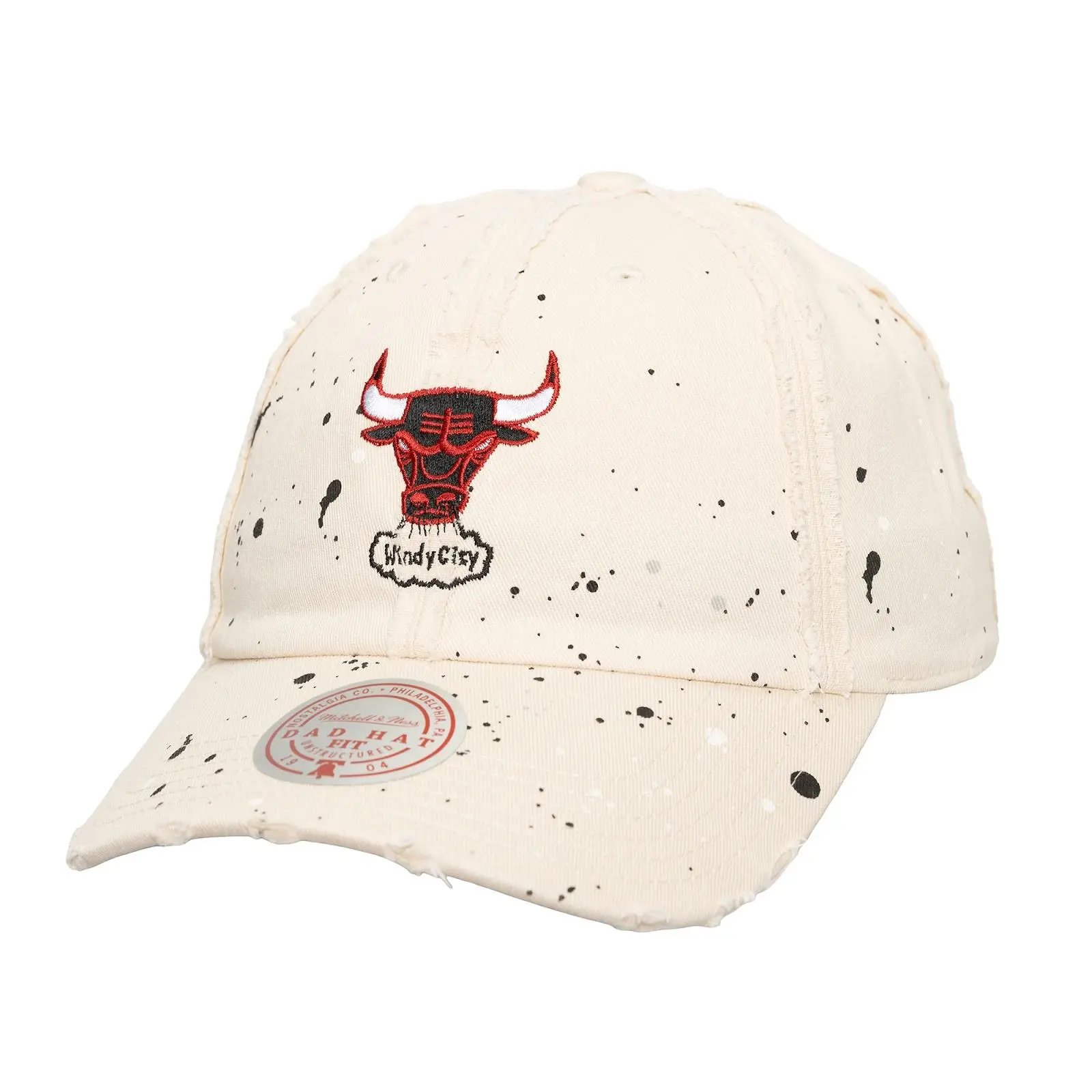 Chicago Bulls Cream Hardwood Classics What a Mess Strapback Adjustable Hat