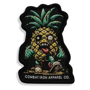 Kill Bad Vibes Pineapple Man Velcro Patch