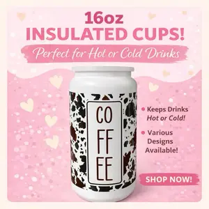 16oz Insulated Can Cups