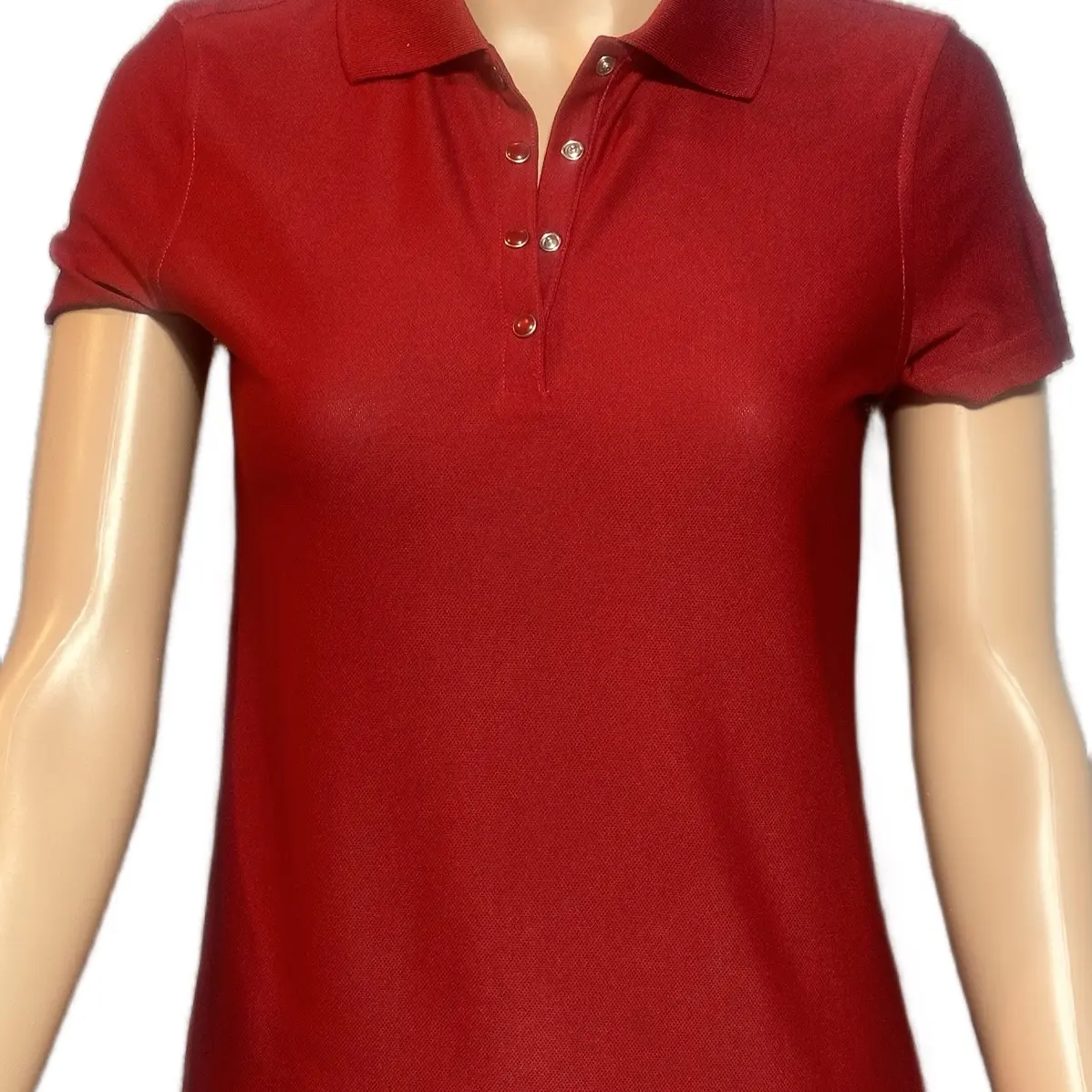 IZOD Ladies Golf Polo Shirt - Silky Soft and Stylish  Size X-Large - Red - Comfort, Collared