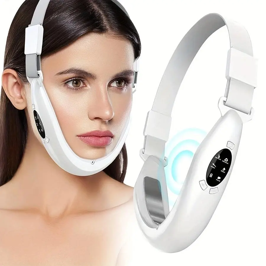 Electric V-Shaped Face Slimming Device, Adjustable Smart Beauty Strap, Facial Massager, Skin Care, Facial Lifting Tool, Facial Beauty Instrument