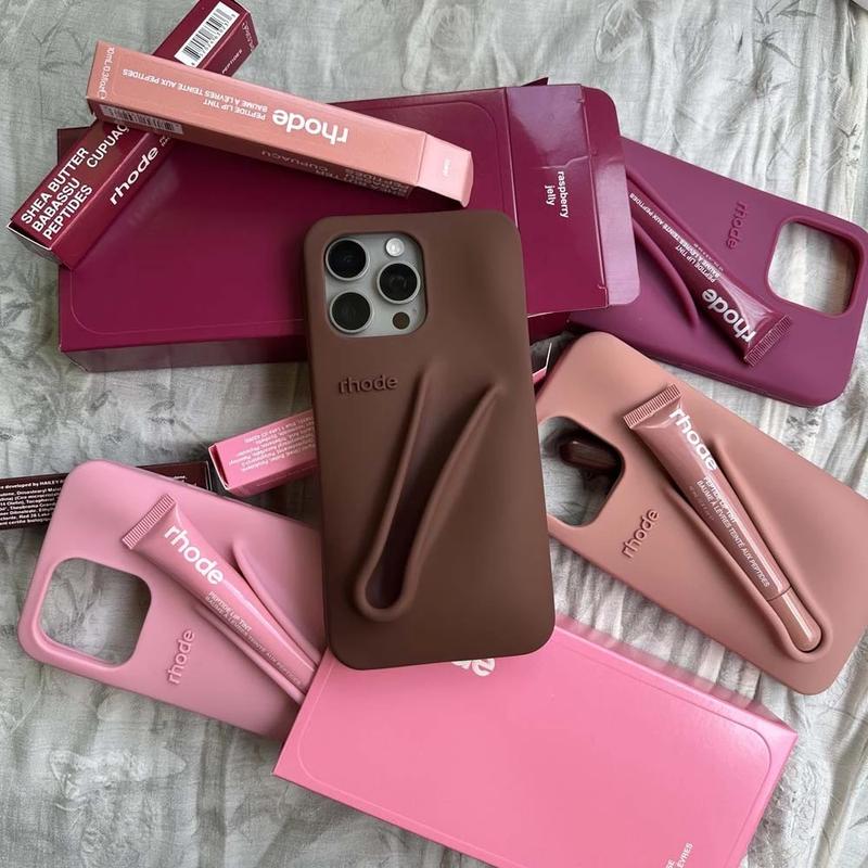 Rhode Protective Silicone iPhone Case with Lip Balm, for iPhone 11–17 Pro Max