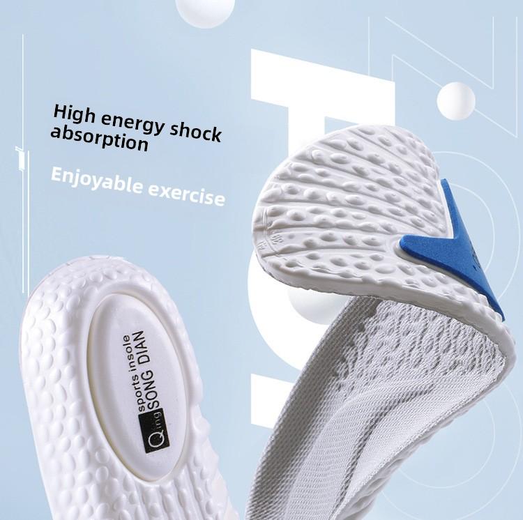 Popcorn EVA Sports Insoles |     High Elastic Shock Absorbing, Sweat-Wicking Deodorant