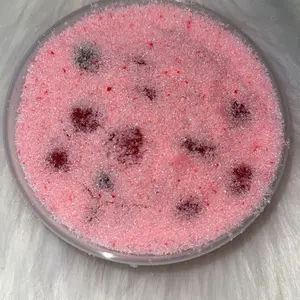 Strawberry Sour Dour Bites 8oz Container Sweet Snack Vibrant Chewy Gusher Candies with Tangy Sour Coating Fruity Gel Filling in Fruity Flavors Bonbon Cherry