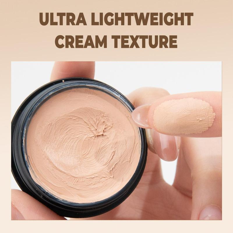 Full Coverage Concealer Balm, Lightweight Matte Finish Cream for Face & Eyes, Covers Tattoos, Scars & Spots, Waterproof Moisturizing Makeup for All Skin Types.Halloween, Christmas gifts