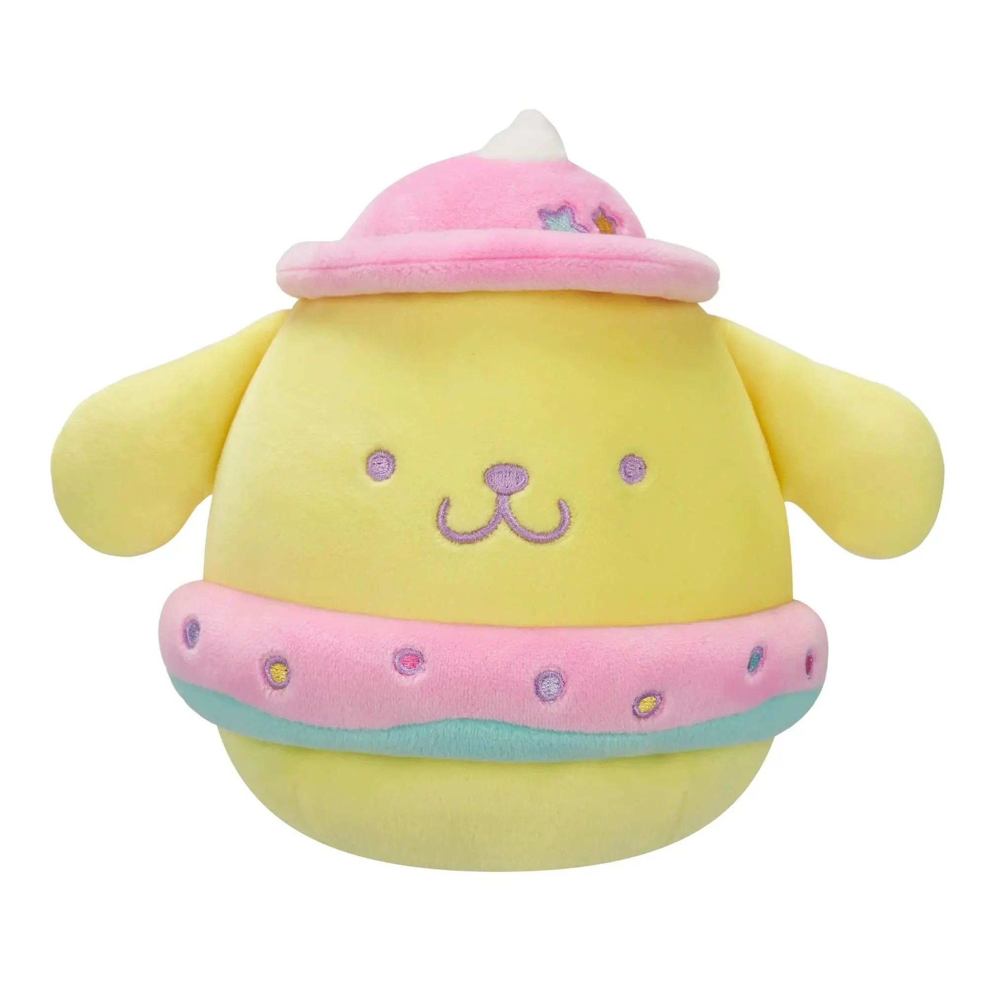Hello Kitty Dreamland 8-Inch Squishmallow Plush, Cute Squishies, Durable Soft Fluffy Marshmallow Stuffed Animal for Bedtime Stories | Pompompurin