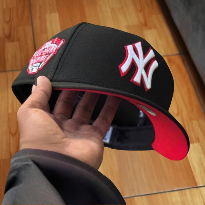 New Era 59FIFTY MLB NY Yankees Fitted Hat For Men & LA Dodgers Fitted Hat For Women | Iconic MLB Unisex Flat Brim Baseball Cap, High Crown Fitted Hat, Adjustable Snapback, Gorras MLB, Sombreros Urbanos