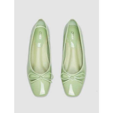 CIDER Bowknot Decor Square Toe Ballet Mary Jane Flats
