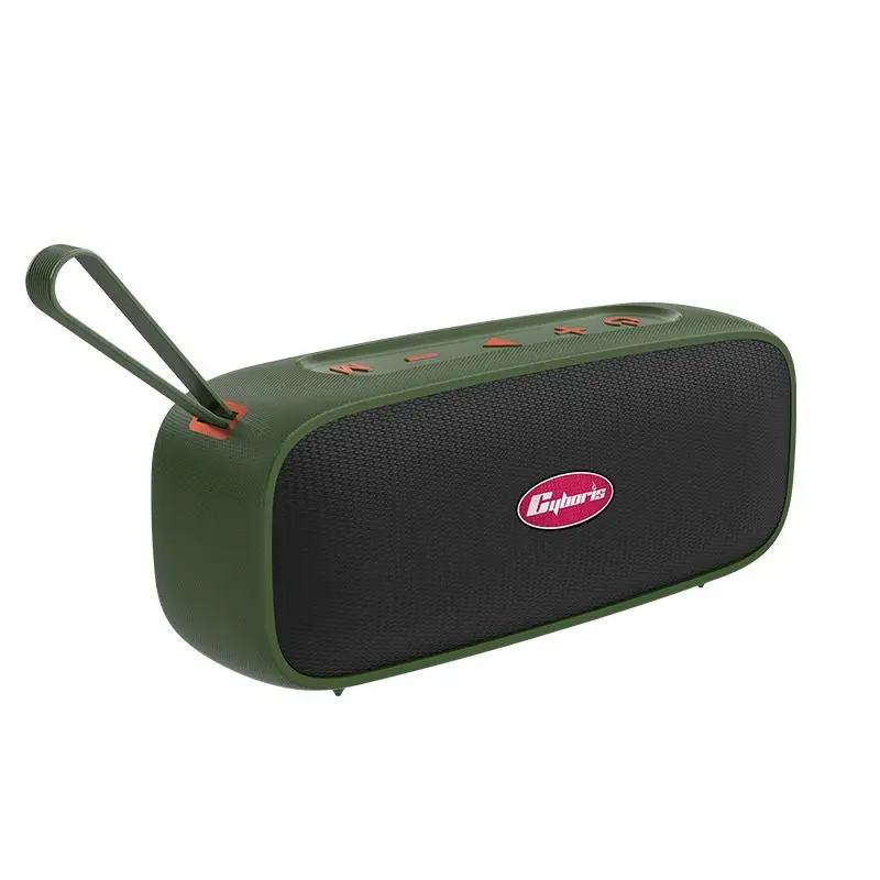 2026 Black friday Cyboris S16 Subwoofer Audio Split Durable Handle Resistant Portable Bluetooth Stereo Subwoofer with IPX7 Waterproof Rating 360-degree Surround Sound TWS Connectivity for Beach Shower & Home