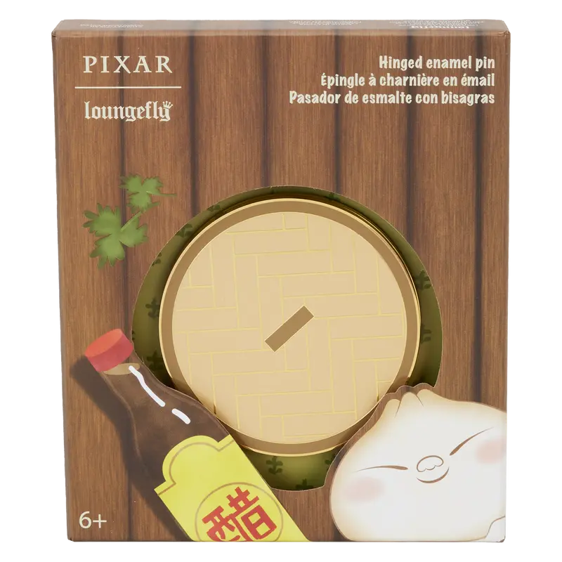 3" Bao Bamboo Steamer Basket, Kitchen Dumpling Steaming Accessory with Collector Box Pin