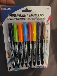 Permanent marker different color