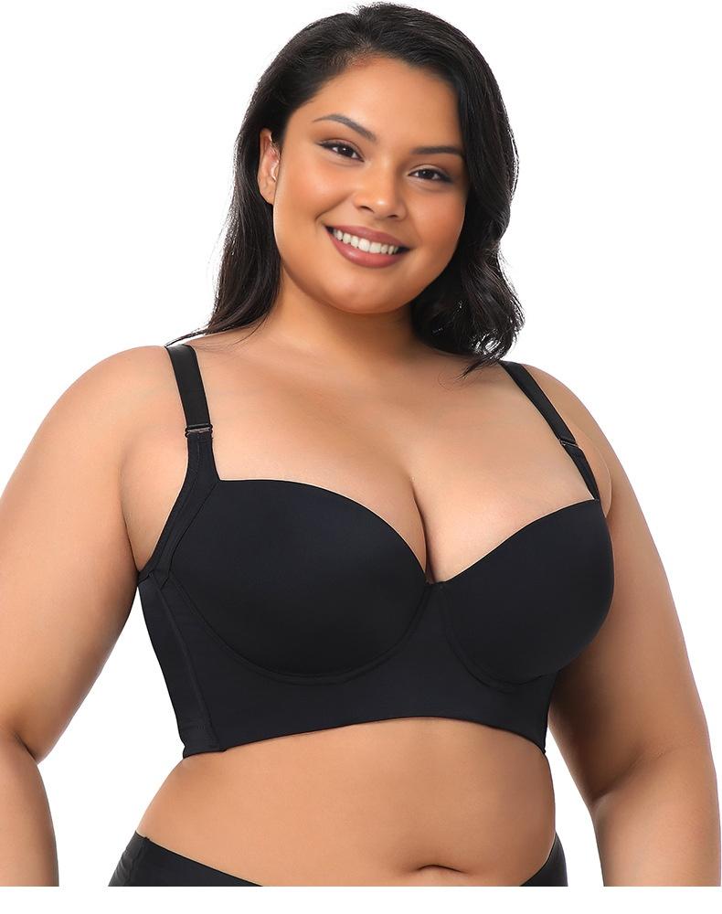 Plus size woman's bra, comfortable, slimming and anti-sagging