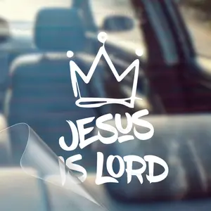 Jesus is Lord (Crown) – Christian Car Decal Sticker