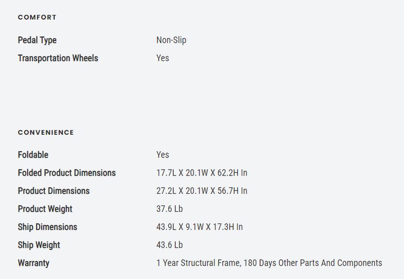 Sunny Health & Fitness PRO Air Walk Trainer, Home Gym Workout Fitness, Low-Impact Mobility Full-Body Cardio Rehabilitation, 30 in Long Stride, Adjustable Magnetic Resistance, Foldable Space-Saving Design, Smart or Pro Options, Wifi Bluetooth Connectivity