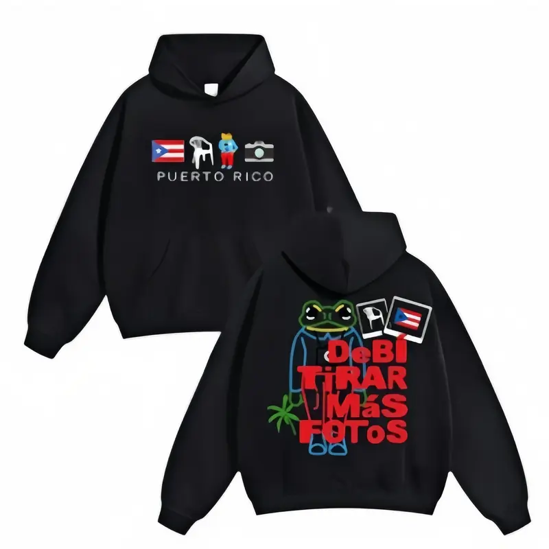 Bad Bunnie Here for the Benito Bowl 2sided Hoodie Sweatshirt Tee, Puerto Rican Football Tee, Bad Bunnie