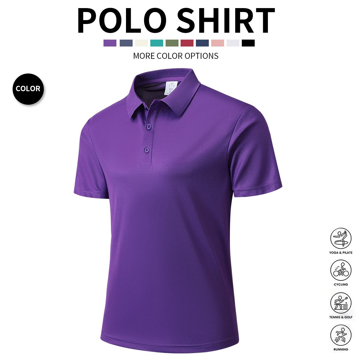 Men's 3-Pack Short-Sleeve Polo Shirt, Casual Summer Golf & Weekend Wear, Breathable Knit Fabric, Regular Fit, Casual Apparel, Activewear Athletic Sports Clothing