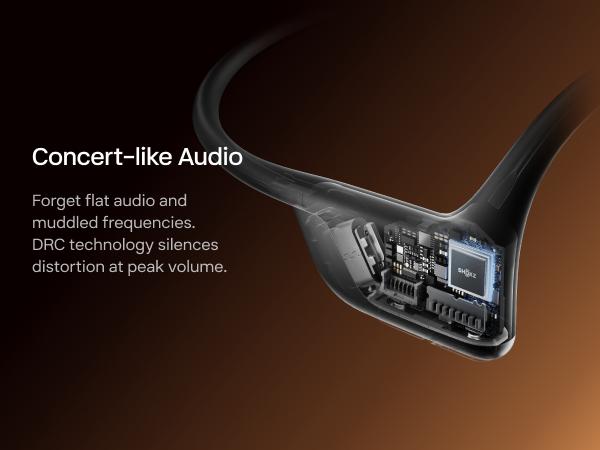 SHOKZ NEW OpenRun Pro 2 - Open-Ear, Bone Conduction Sport Headphones - Sweat Resistant, Workout Headphones with Deep Bass and Smart Mic