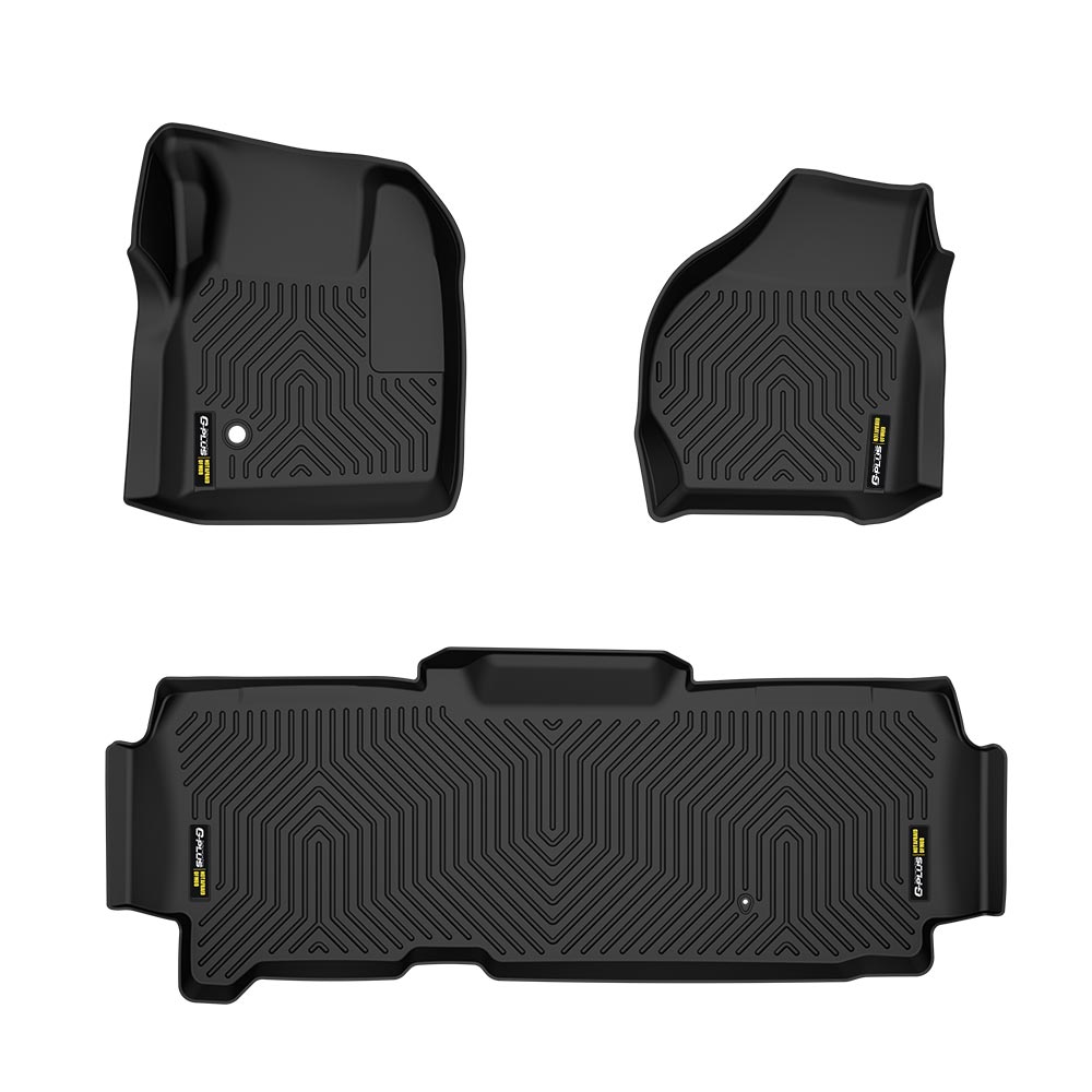 TPE Floor Mats All Weather Fits 1999-2007 Ford F-250 F-350 Super Duty SuperCab
