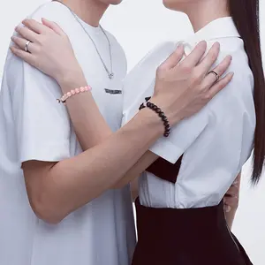 4PCS Magnetic Couple Matching Split Heart Necklace Mutual Attraction Pendant Best Friends Friendship Jewelry Gift