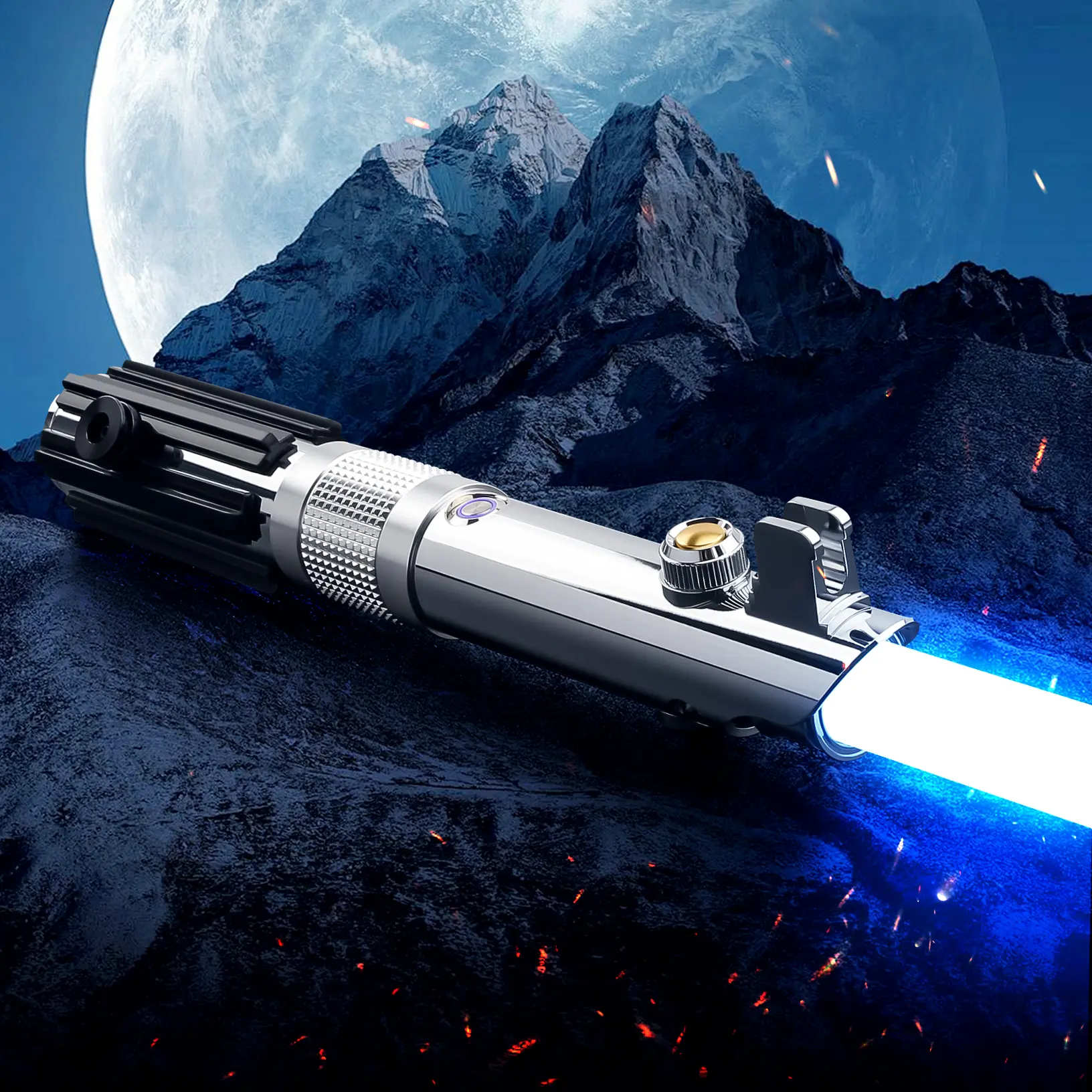 Ani-SE SNV4 Pro Edition NeoPixel Lightsaber | Smart App Control & Smooth Swing | 16 Movie Sound Fonts & 12 Color | Metal Hilt Heavy Dueling  for Adults (Ages 12+)