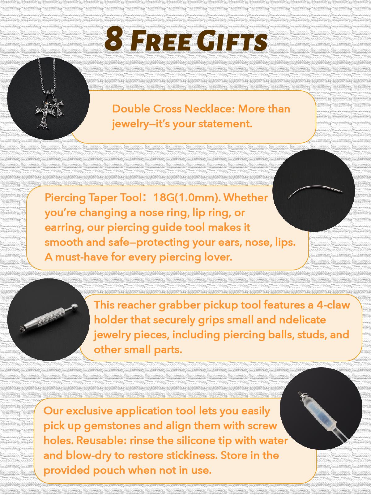 4PCS Titanium 18G/20G Horseshoe Nose Rings Set | Internally Threaded | Hypoallergenic | 5A Cubic Zirconia (CZ) Gems, Multiple Colors | Includes Free Ball Holder | For Nose, Daith, Cartilage, Helix, Lip & Eyebrow Piercings | Everyday Wear | Gift 4PCS Titanium 18G/20G Horseshoe Nose Rings Set | Internally Threaded | Hypoallergenic | 5A Cubic Zirconia (CZ) Gems, Multiple Colors | Includes Free Ball Holder | For Nose, Daith, Cartilage, Helix, Lip & Eyebrow Piercings | Everyday Wear | Gift