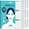 LitBear Acne Patches Bulk Multi-Pack (720 Count, 3 Sizes) - Hydrocolloid Blemish Covers, Peel & Stick, Draws Out Impurities, Gentle, Fast-Removing, Invisible, Sensitive Skin Repair, All Skin Types, Travel Essentials