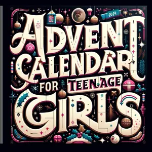 Advent Calendar for Teenage Girls: Activity Book and Stocking Stuffers for Teenager Girls: 24 Days to Discover Your Joy, Spark Creativity, and Embrace Positivity Paperback – November 7, 2023