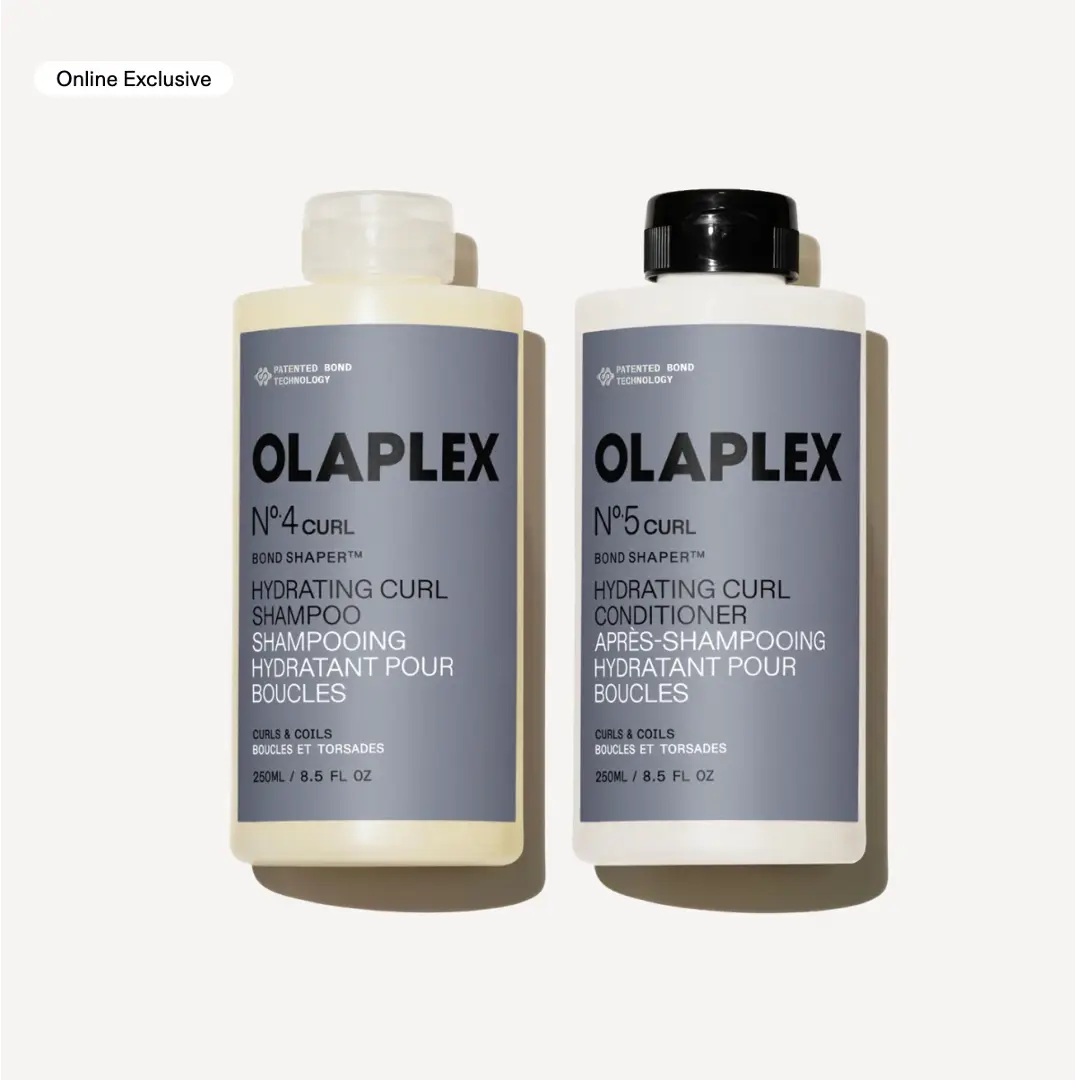 *NEW* OLAPLEX Curl Hydrate + Define Set - A multi-action shampoo and conditioner set for stronger, defined, and more hydrated coils, curls, and waves in one use